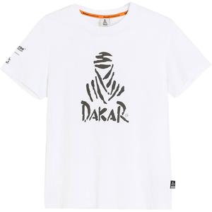 Dakari logoga 256 T-särk, valge
