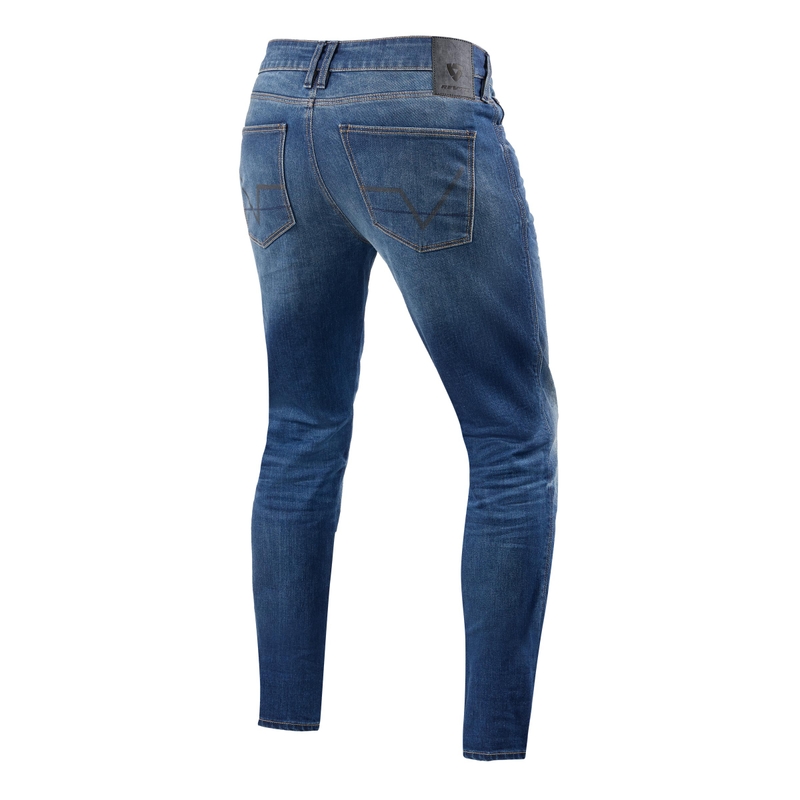 Revit Carlin SK Extra Cropped Mootorratta Teksad Sinised
