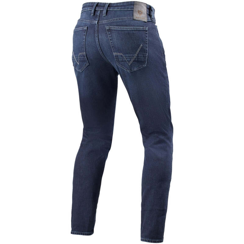 Revit Kai Skinny Extra Cropped mootorratta teksad keskmise suurusega kivisinised