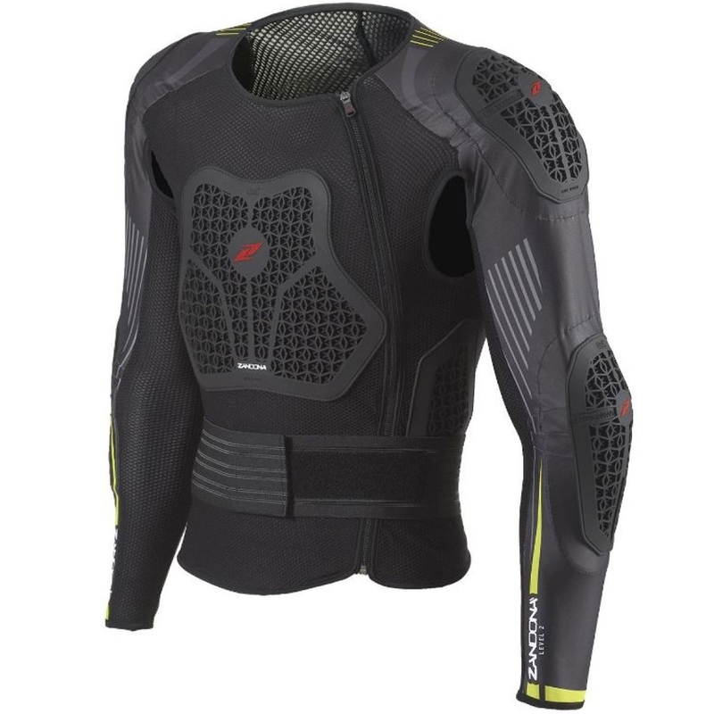 Kehakaitse Zandona Netcube X8 must-fluo kollane 180-189 cm