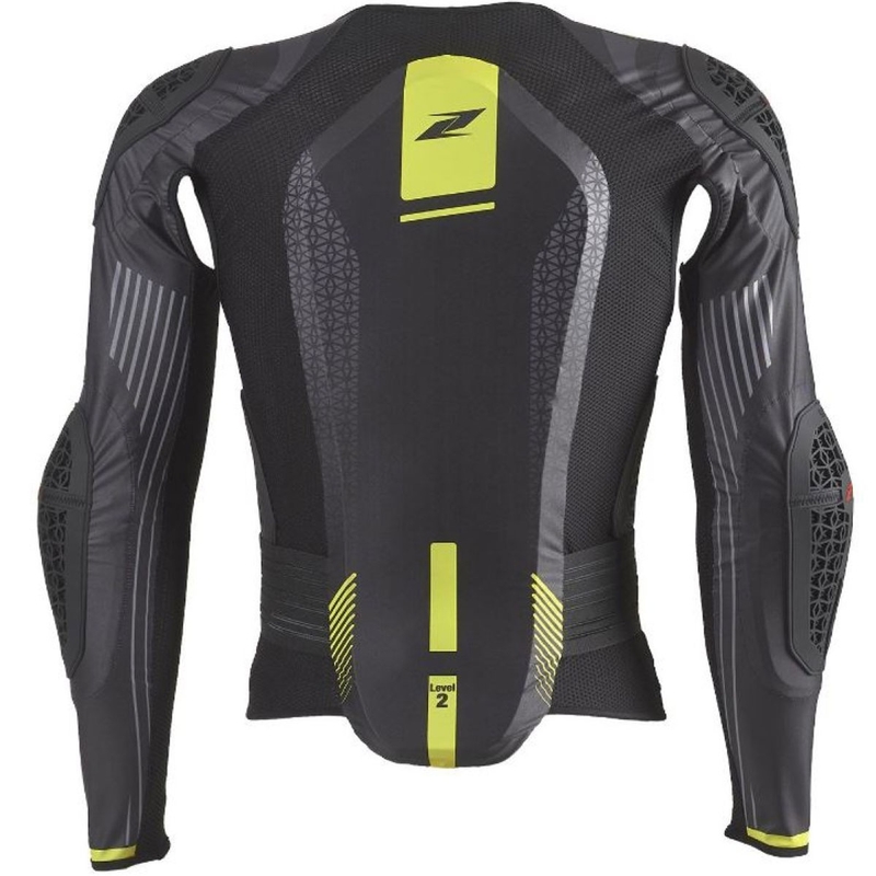 Kehakaitse Zandona Netcube X8 must-fluo kollane 180-189 cm