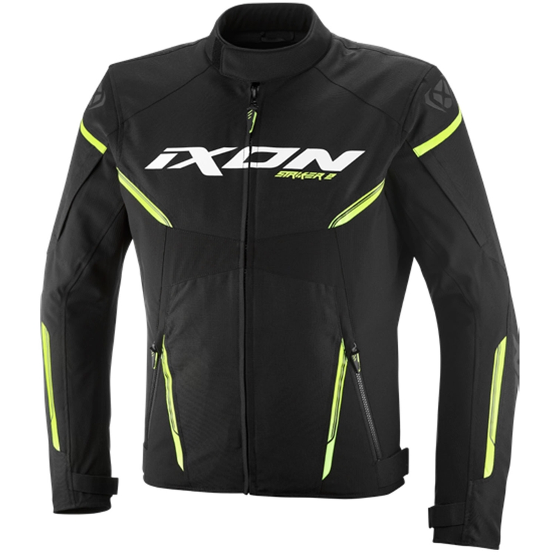 IXON Striker 2 mootorratta jope must-fluorestseeriv kollane