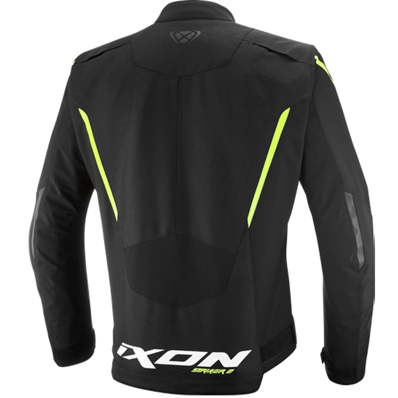 IXON Striker 2 mootorratta jope must-fluorestseeriv kollane