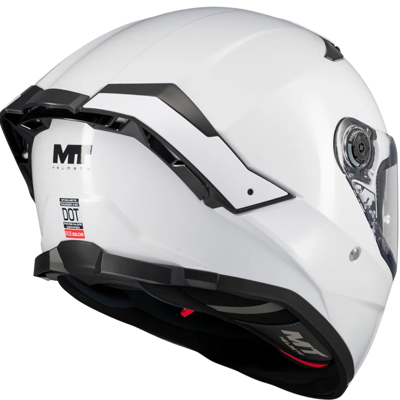 Täismaskiiver MT Thunder 4 SV Pure A0 valge