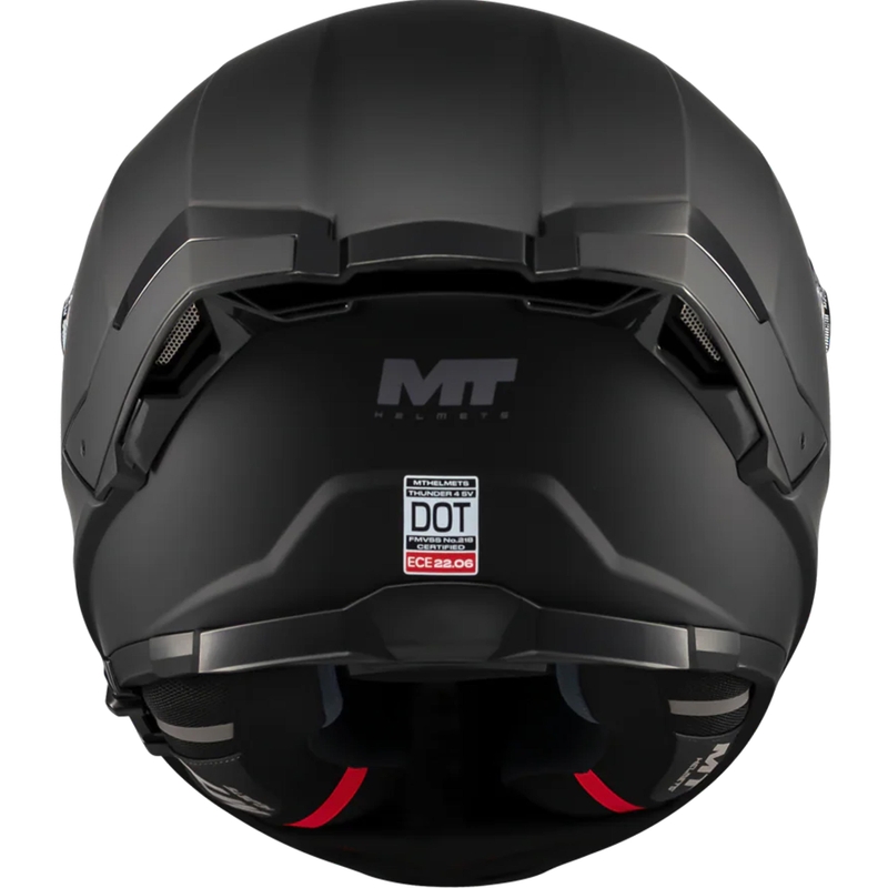 Täismaskiiver MT Thunder 4 SV Pure A1 matt must
