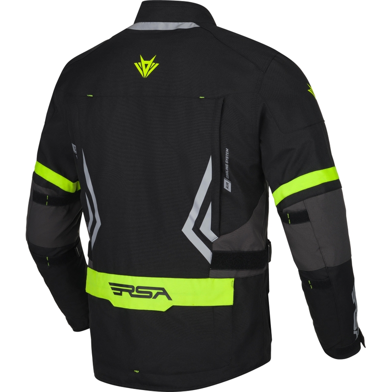 Mootorrattajope RSA Storm must-hall-fluo kollane