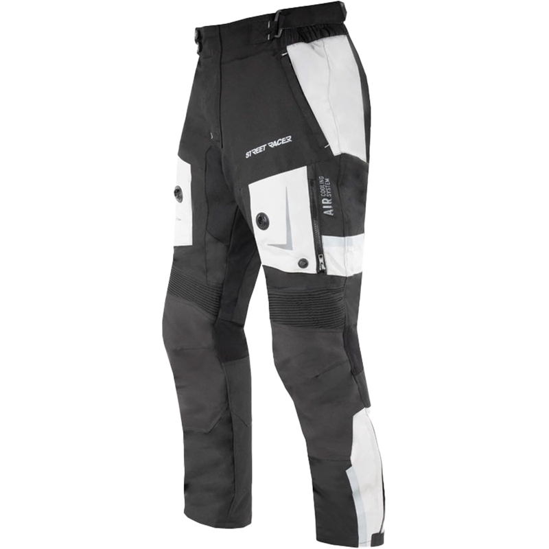 Street Racer All Season Mustad ja hallid mootorrattapüksid
