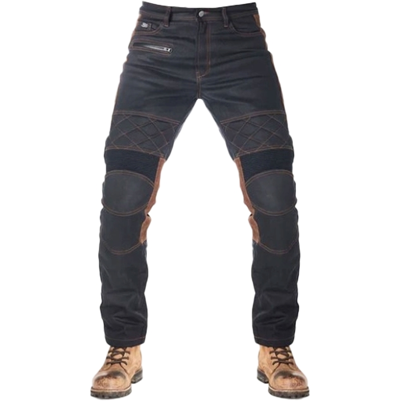 Mootorratta püksid Fuel Sergeant 2 Waxed Brown ja Black