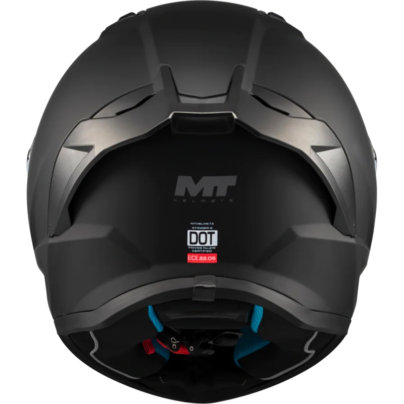 Täismaskiiver MT Stinger 2 Pure A1 matt must