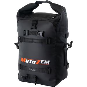Veekindel mootorrattakott MotoZem DryBag must 27,5 l
