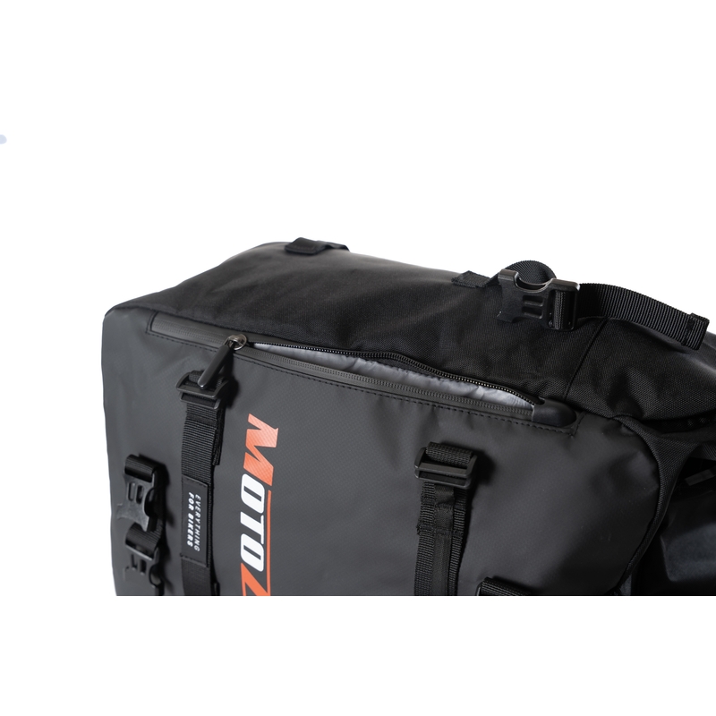 Veekindel mootorrattakott MotoZem DryBag must 27,5 l
