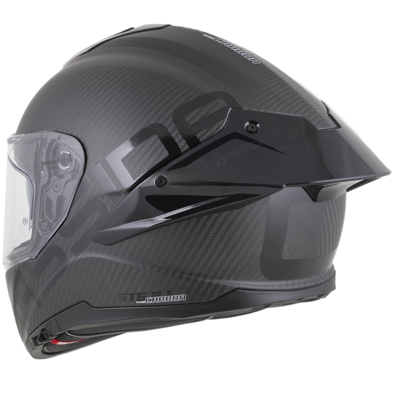 Cassida Integral GTS 2.1 Plus Carbon täisnäoga mootorrattakiiver matt süsinik-must-valge
