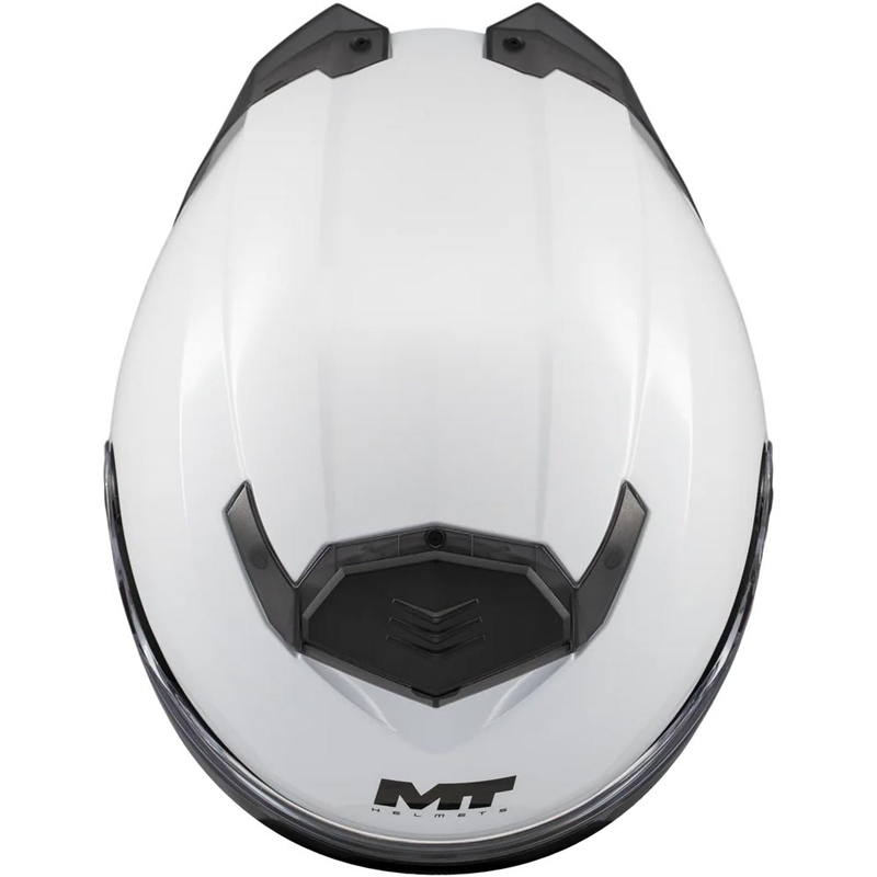 Ülesklapitav mootorrattakiiver MT Atom 2 SV Pure A0 valge