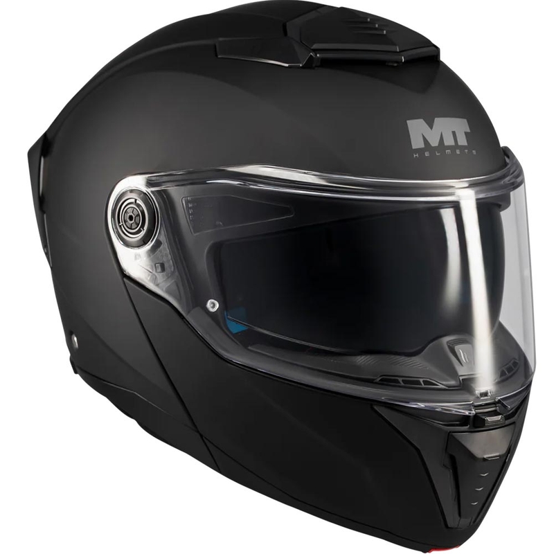 Ülesklapitav mootorrattakiiver MT Atom 2 SV Pure A1 matt must