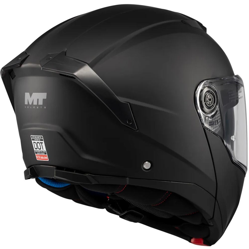 Ülesklapitav mootorrattakiiver MT Atom 2 SV Pure A1 matt must