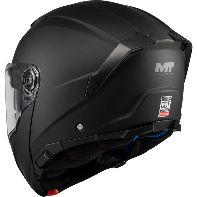 Ülesklapitav mootorrattakiiver MT Atom 2 SV Pure A1 matt must