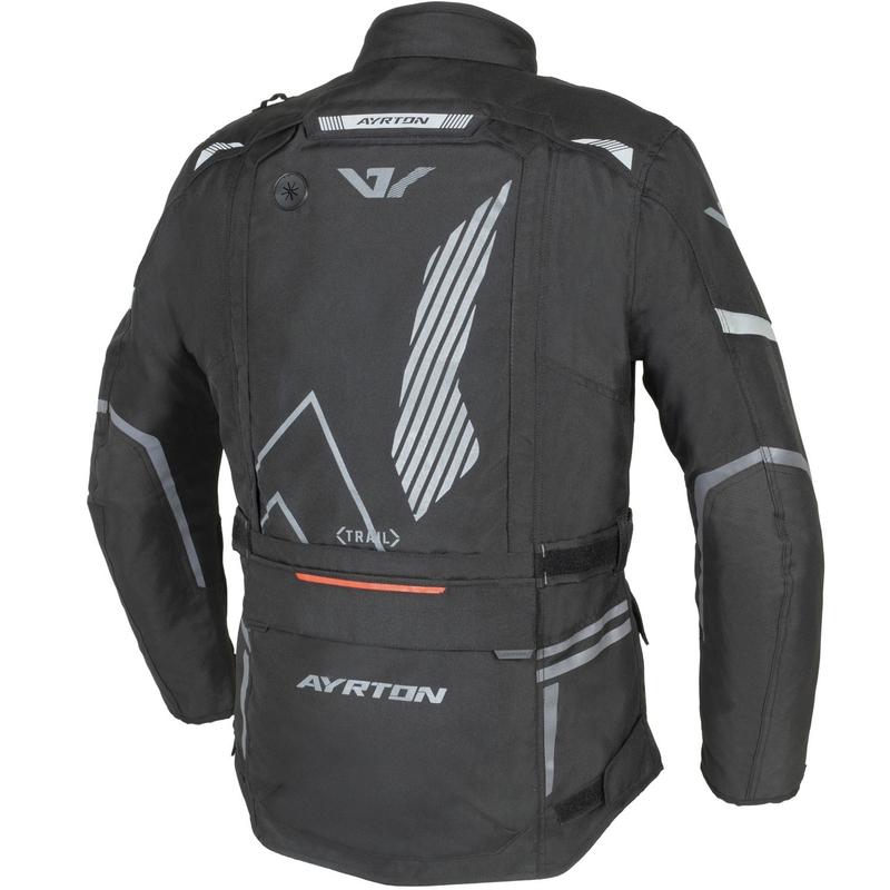 Ayrton Trail mootorratta jope must-hall-punane
