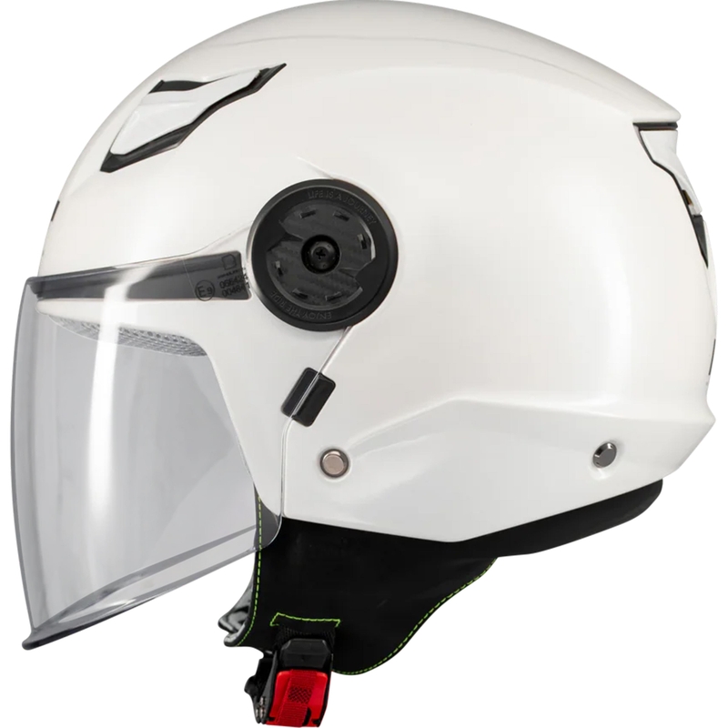 Laste avatud mootorrattakiiver MT Lite Pure A0 valge