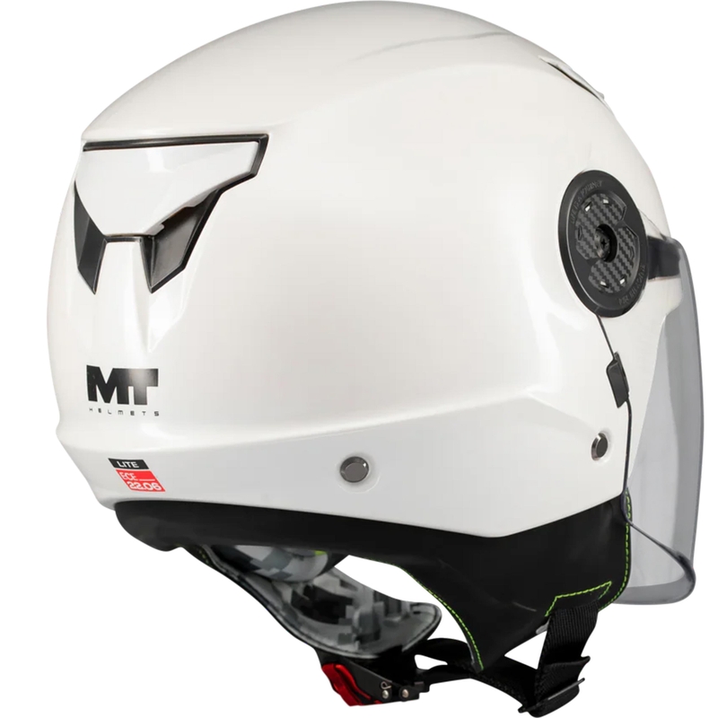 Laste avatud mootorrattakiiver MT Lite Pure A0 valge