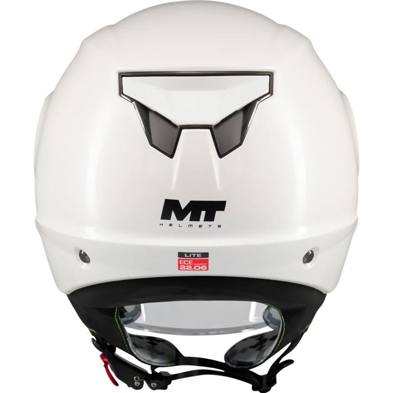 Laste avatud mootorrattakiiver MT Lite Pure A0 valge
