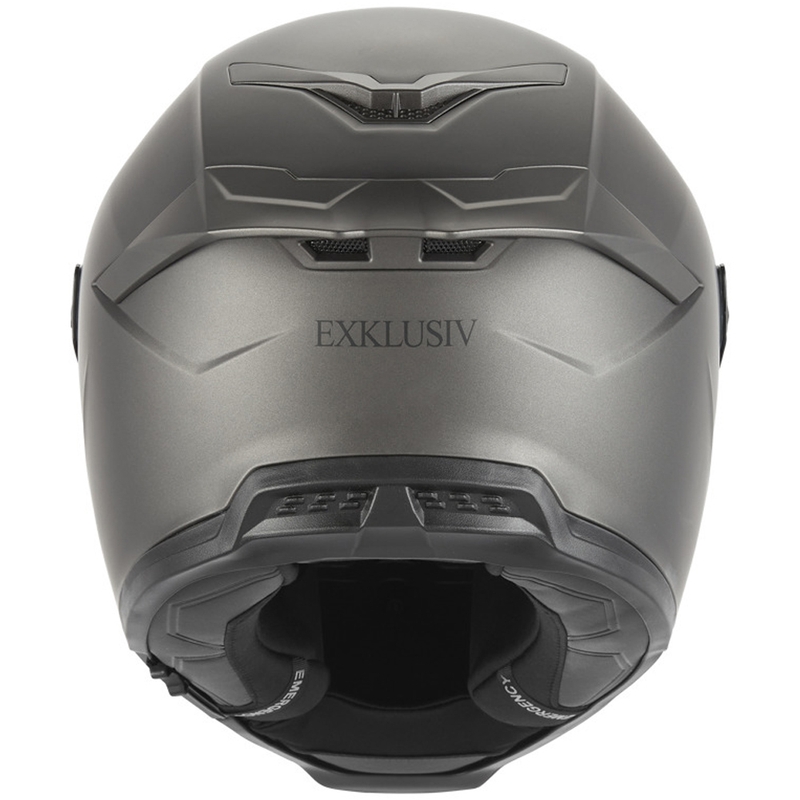 NOX Exclusive Goliath täisnäoga mootorrattakiiver, matt titaan