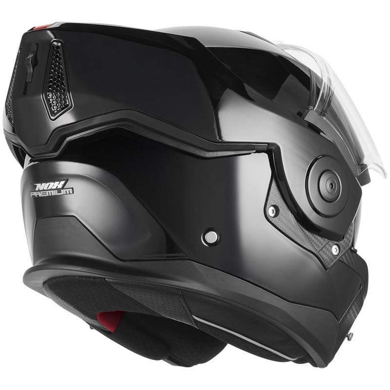 NOX PREMIUM Spinner ülespööratav mootorrattakiiver must