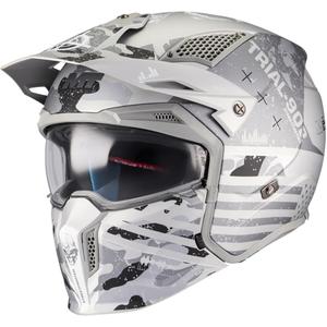 Moodulmootorratta kiiver MT Streetfighter SV S Belic A2 matt valge-hall
