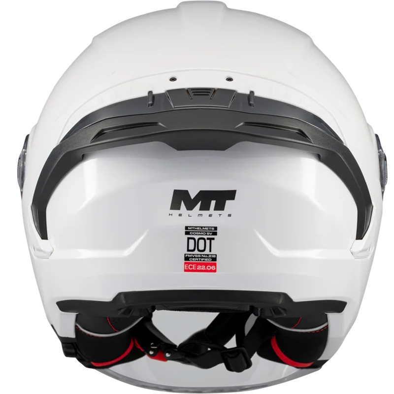 Avatud mootorrattakiiver MT Cosmo SV Pure A0 valge