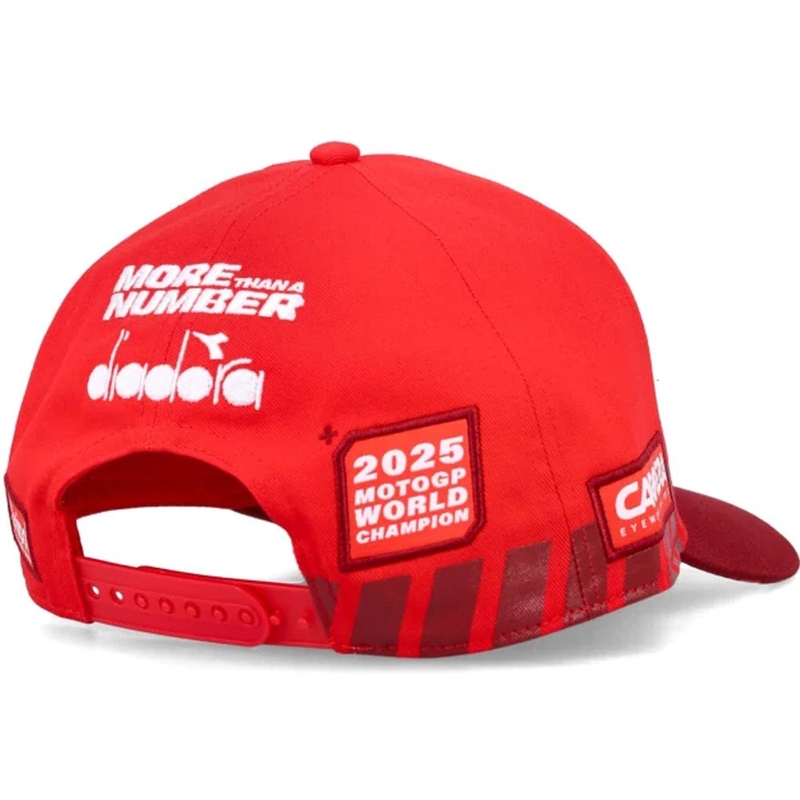 Ducati Marc Marquez 93 Midvisor World Champ nokamüts, punane