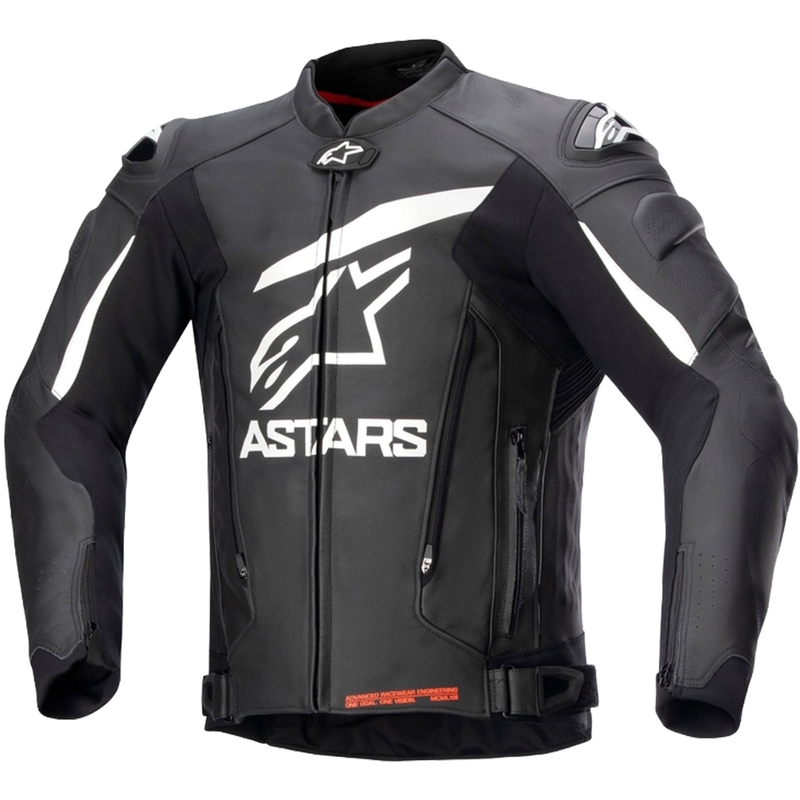 Alpinestars GP PLUS 4 must-valge mootorrattajope