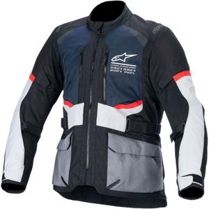 Alpinestars Andes Drystar mootorratta jope tumesinine-must-hele hall