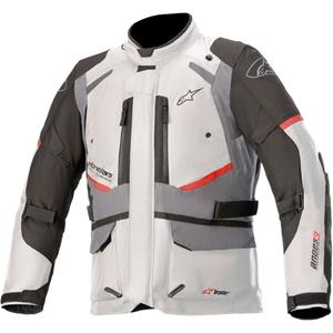 Alpinestars Andes Drystar hall-must-punane mootorratta jakk