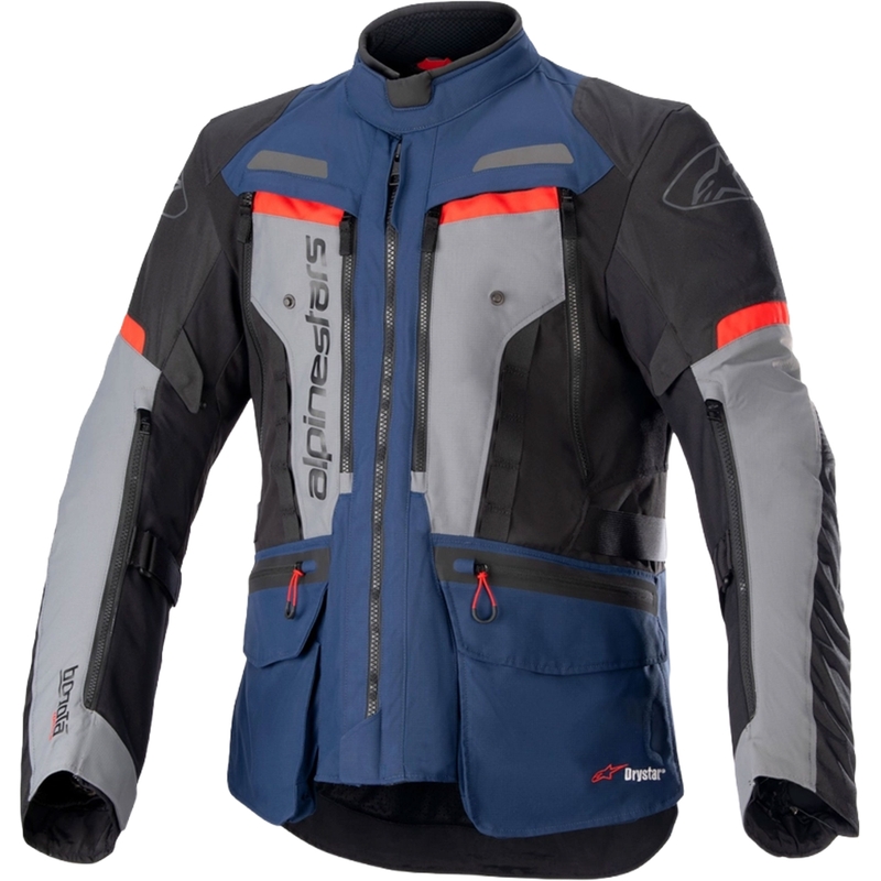 Alpinestars Bogota PRO Drystar sini-must-punane mootorratta jakk