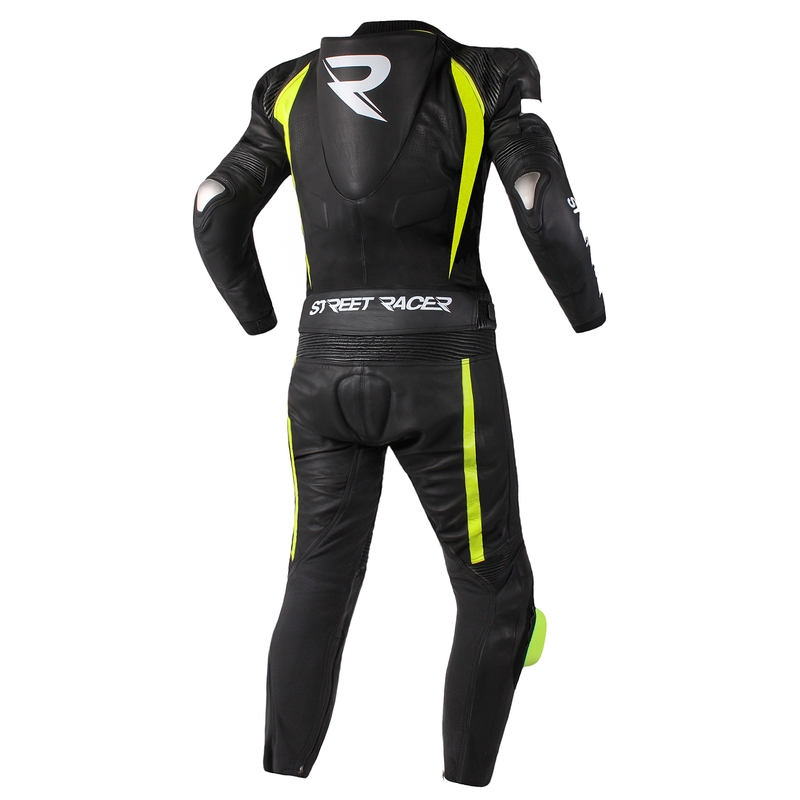 Pánská bunda Street Racer Fasttrack černo-bílo-fluo žlutá výprodej