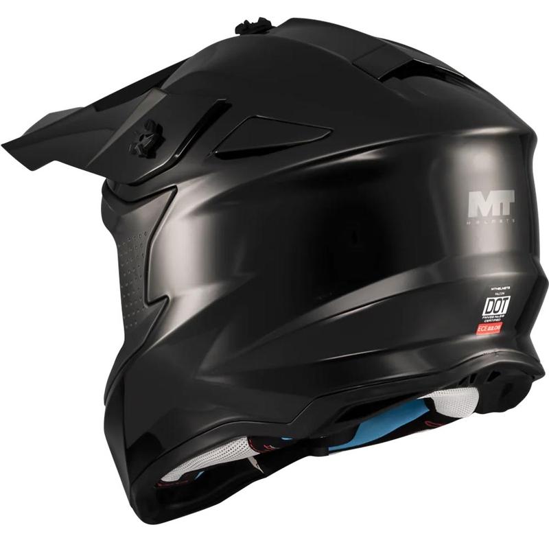 Motokrossi kiiver MT Falcon S Pure A1 matt must