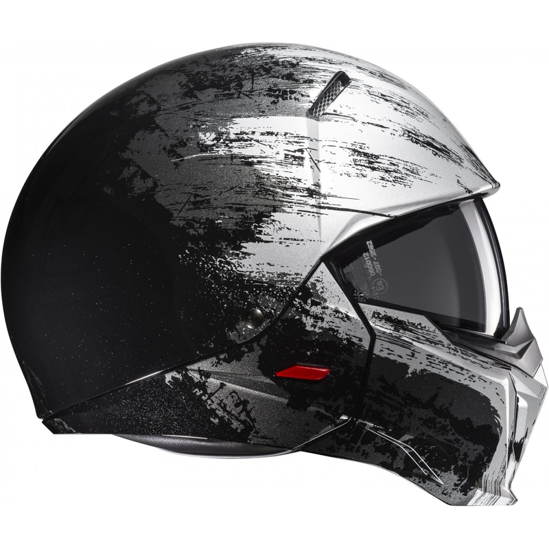 Avatud kiiver maskiga HJC i20 Furia MC5 must-hall - II kvaliteet - II. kvaliteet