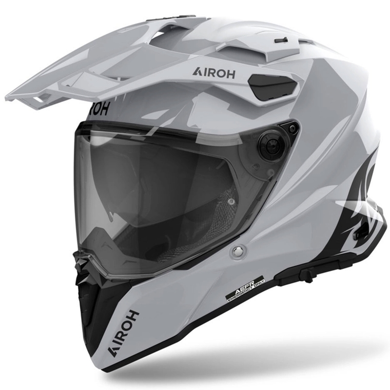 Enduro kiiver Airoh Commander 2 Värvi läikiv hall