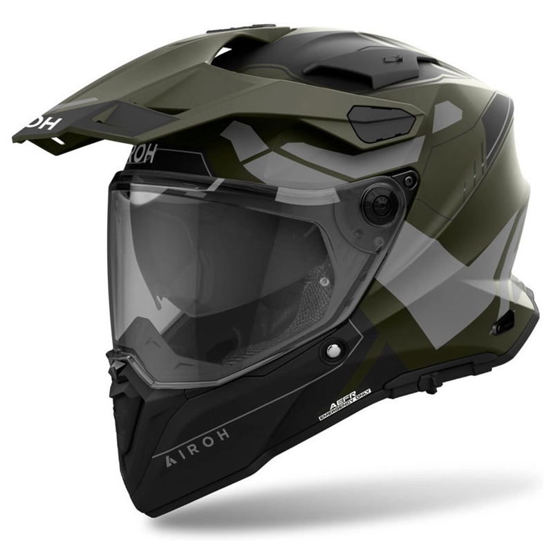 Enduro kiiver Airoh Commander 2 Reveal matt roheline