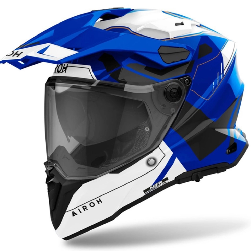 Enduro kiiver Airoh Commander 2 Reveal läikiv sinine