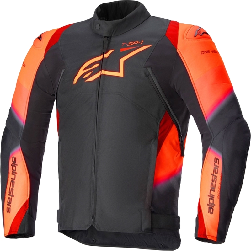 Alpinestars T-SP 1 2 veekindel must-fluoripunane mootorratta jakk