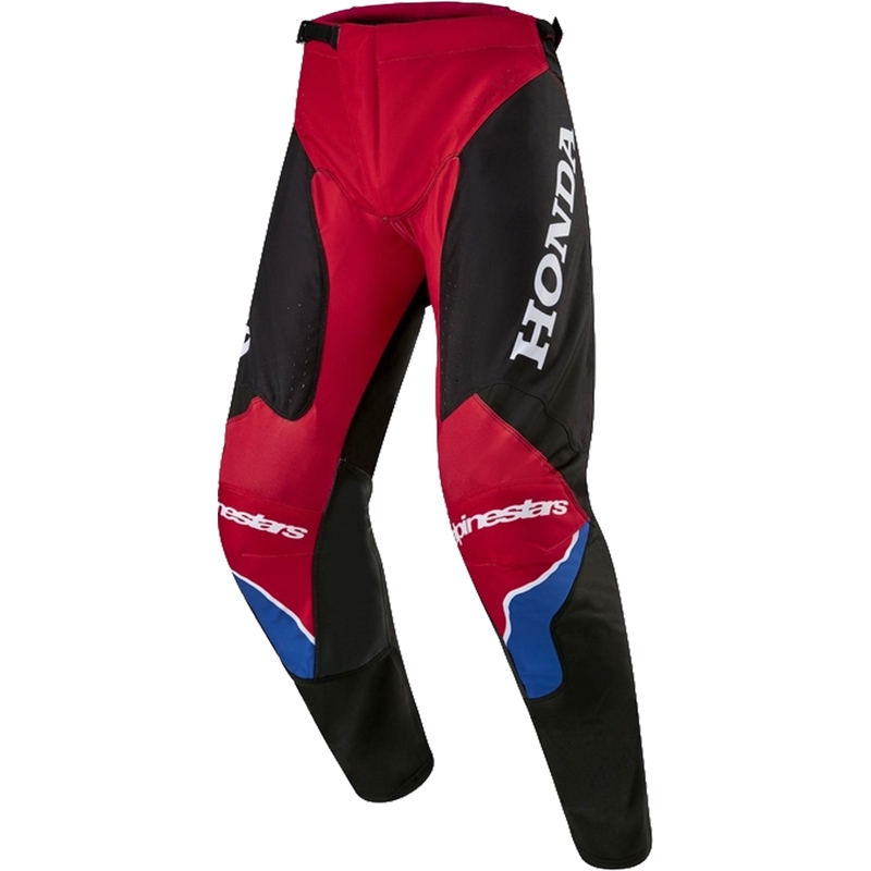 Alpinestars Racer Iconic Honda motokrossipüksid punane-must-sinine-valge kollektsioon