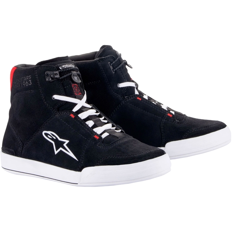 Alpinestars Chrome mustad, valged ja punased mootorratta saapad