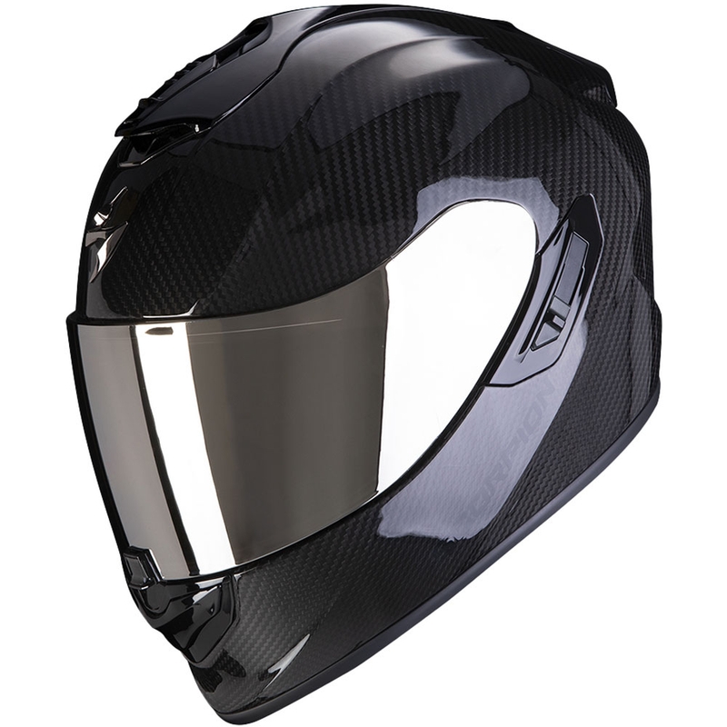 Scorpion EXO-1400 EVO II CARBON AIR SOLID täisnäoga mootorrattakiiver must allahindlus