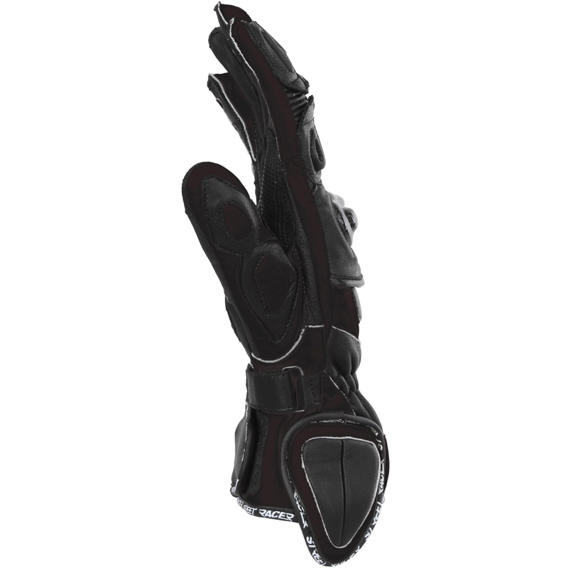 Mootorratta kindad Street Racer Virus 2 mustad