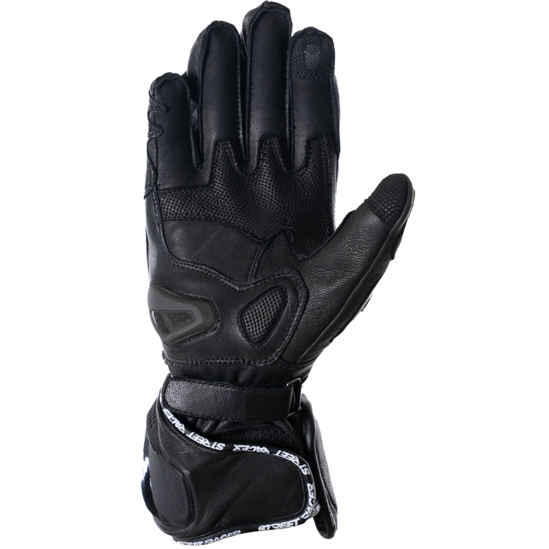 Mootorratta kindad Street Racer Virus 2 mustad