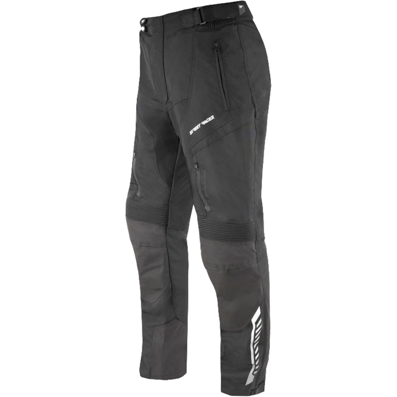 Street Racer Vix Black pikendatud mootorratta püksid