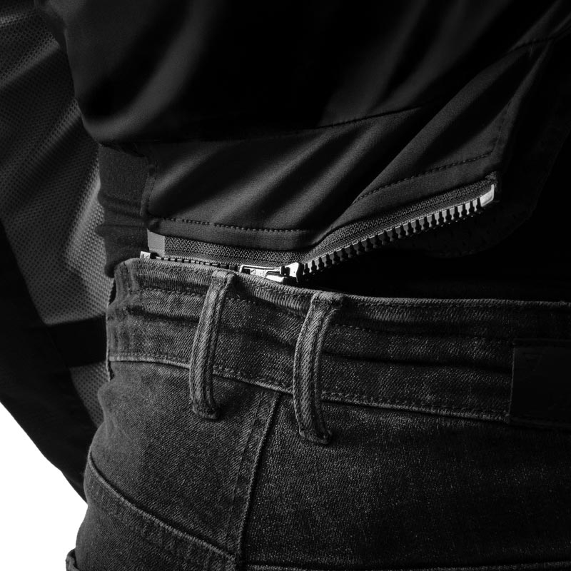 Rebelhorn Classic Monolayer Extra Cropped mootorratta teksad pestud mustad