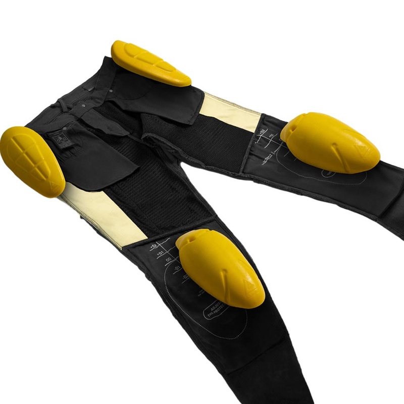 Naiste mootorratta teksad Rebelhorn Faster mustad