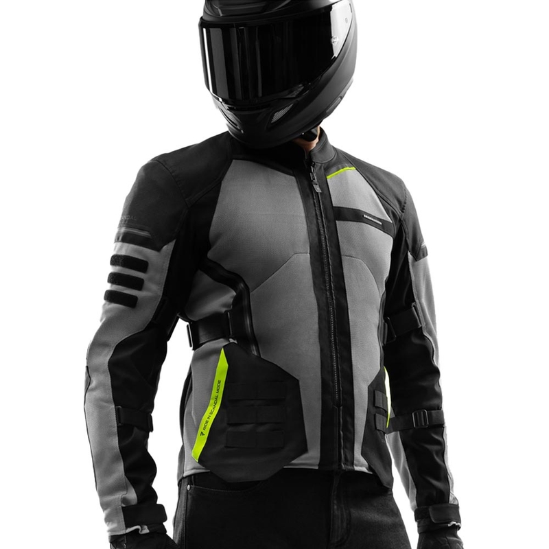 Rebelhorn Scandal 3 mootorratta jope must-hall-fluorestseeriv kollane