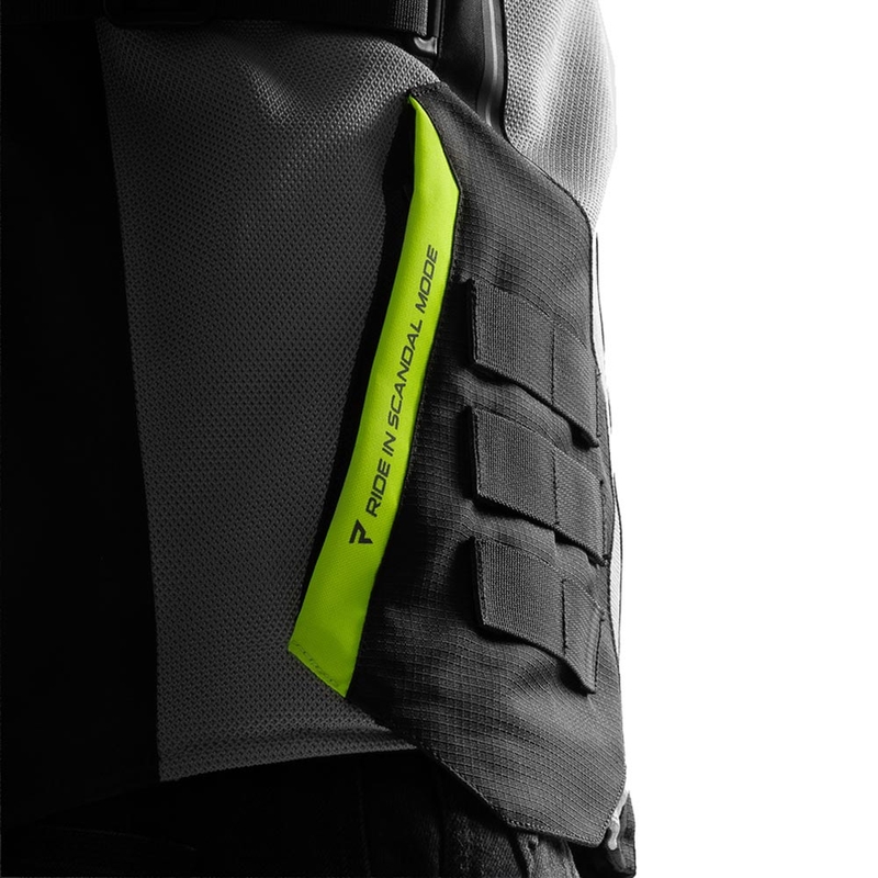 Rebelhorn Scandal 3 mootorratta jope must-hall-fluorestseeriv kollane